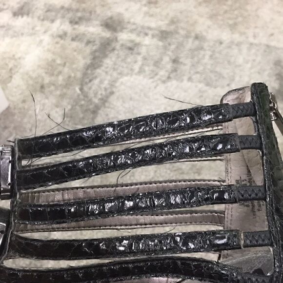 8.5 NWOB Jeweled Stilleto Cage Sandals Sam Edelman - Picture 6 of 8